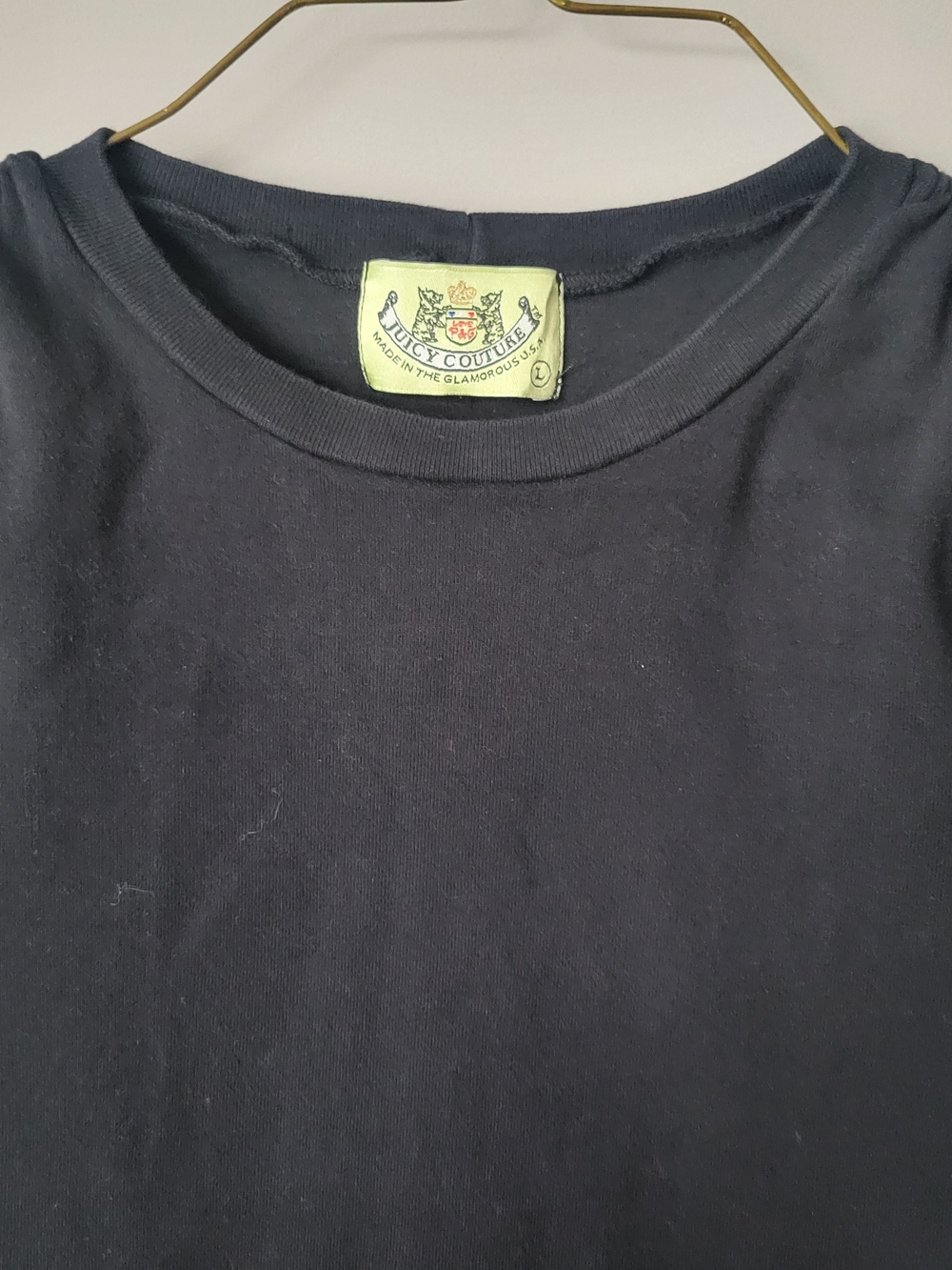 Juicy Couture Black Sleeveless Ruched-Shoulder Tank Top - Picture 4 of 4